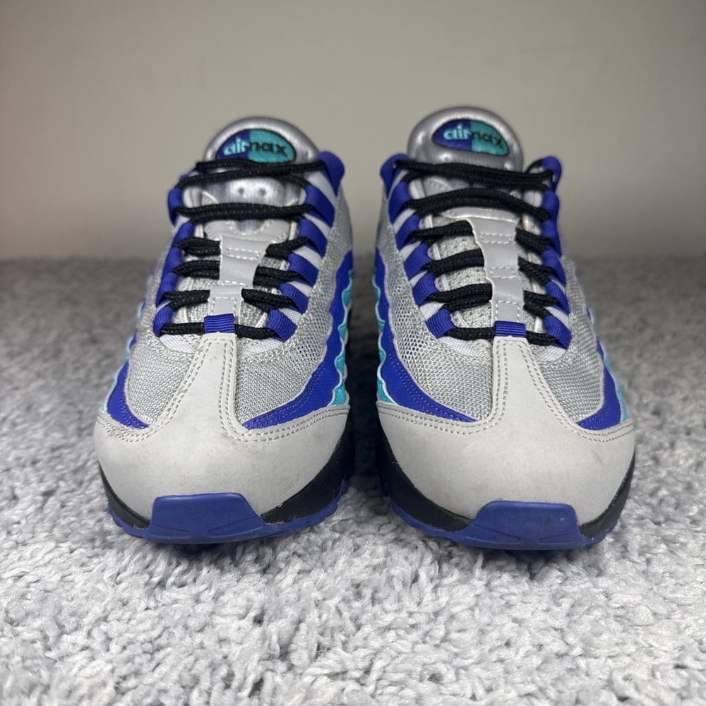 Nike Air Max 95 Wolf Grey Grape AT2865-001 Men's 5 Women's 6.5 Pre-Owned - Picture 2 of 8